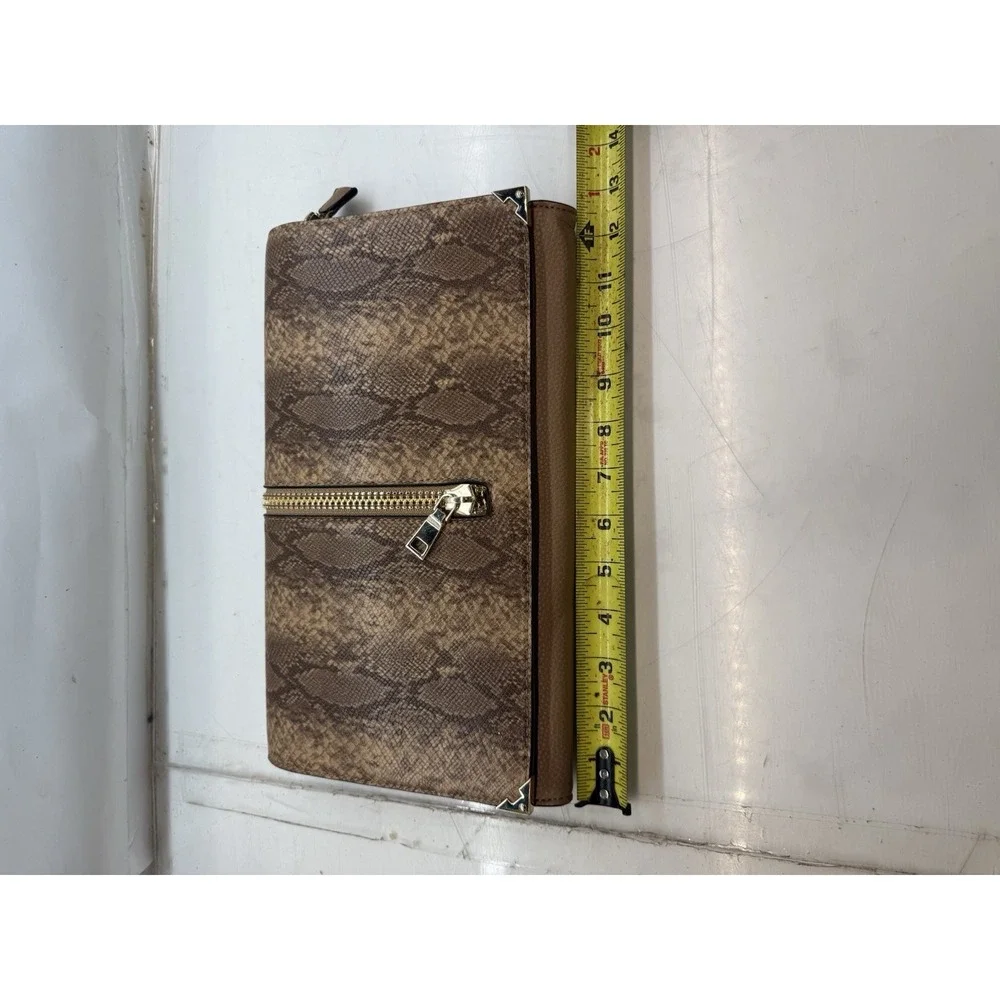 Snake Skin Print Clutch Purse(COME WITH‎ STRAP)
